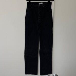 Celine women's Black Denim Pants size 34